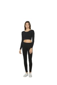  American Apparel NI PAMUT SPANDEX JERSEY HOSSZ UJJ RVID FAZON TOP