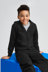  Gildan HEAVY BLEND YOUTH FULL ZIP HOODED SWEATSHIRT