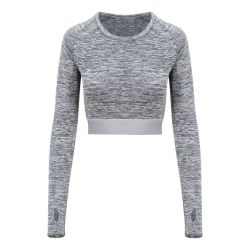  Just Cool WOMEN'S LONG SLEEVE CROP T