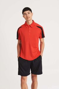  Just Cool CONTRAST COOL POLO