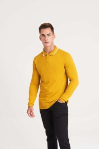  Just Polos LONG SLEEVE TIPPED 100 POLO
