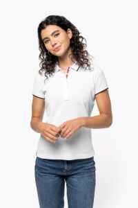  Kariban LADIES' SHORT-SLEEVED PIQU KNIT POLO SHIRT