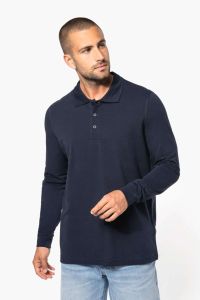  Kariban MEN'S LONG-SLEEVED PIQU POLO SHIRT
