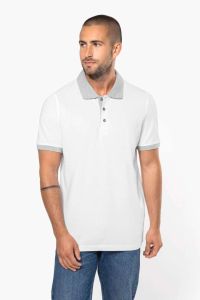  Kariban MEN'S TWO-TONE PIQU POLO SHIRT