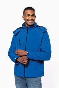  Kariban MEN'S DETACHABLE HOODED SOFTSHELL JACKET