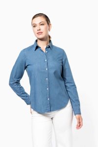  Kariban LADIES DENIM SHIRT