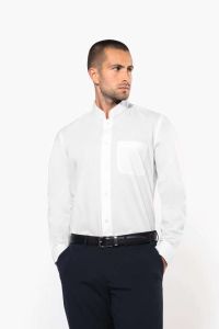  Kariban MEN'S LONG-SLEEVED MANDARIN COLLAR SHIRT