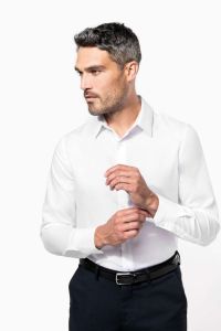  Kariban MEN'S FITTED LONG-SLEEVED NON-IRON SHIRT