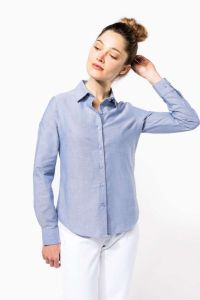  Kariban LADIES' LONG-SLEEVED OXFORD SHIRT