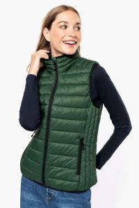  Kariban LADIES' LIGHTWEIGHT SLEEVELESS FAKE DOWN JACKET