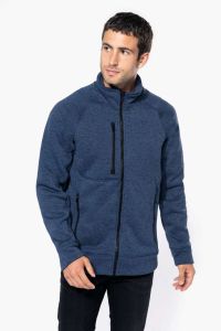  Kariban MEN'S FULL ZIP HEATHER JACKET