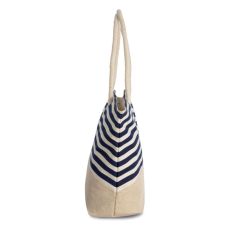  Kimood JUTE CANVAS DUFFEL SHOPPING BAG