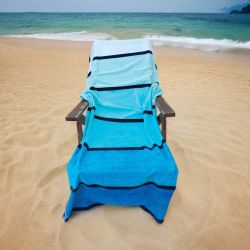  Olima OLIMA TURQUOISE WAVE BEACH VELOUR TOWEL