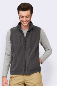  SOL'S SOL'S NORWAY - UNISEX SLEEVELESS FLEECE CARDIGAN