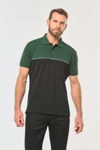 Designed To Work UNISEX ECO-FRIENDLY TWO-TONE SHORT SLEEVE POLO SHIRT