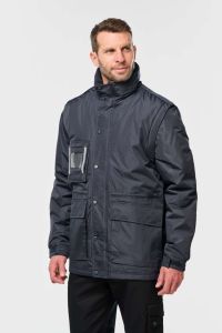  Designed To Work DETACHABLE-SLEEVED WORKWEAR PARKA